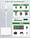 PIYILO SD Card Reader for iPhone iPad Camera, USB C Memory Card Reader, Digital Camera Adapter iPhone, Supports SD and TF Card, No App Driver Required