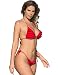 comeondear Mujer Traje de Baño Dos Piezas Volantes Bikinis Halter Conjunto de...