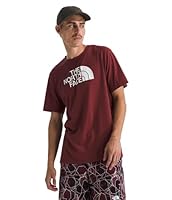 The North Face Men's Evolution Half Dome Short Sleeve Tee Short Sleeve Tee, Sumac-TNF White, US Medium