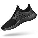 SouthBrothers Men's Sneakers Ultra Lightweight Comfort Slip-on Laceless Gym Tennis Shoes Black 13