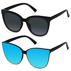 (2pack) Black + Mirrored Ice Blue