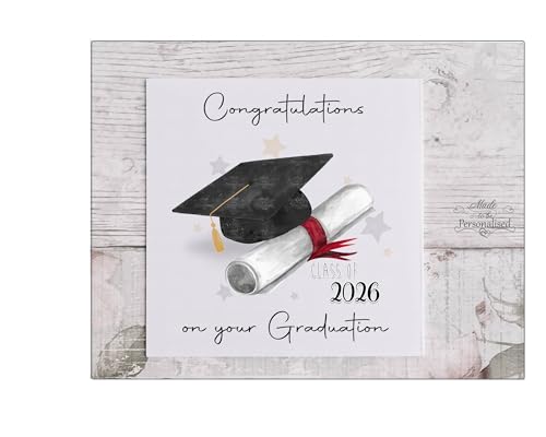Graduation card congratulations on your graduation well done you did it graduation 2026 class of 2026