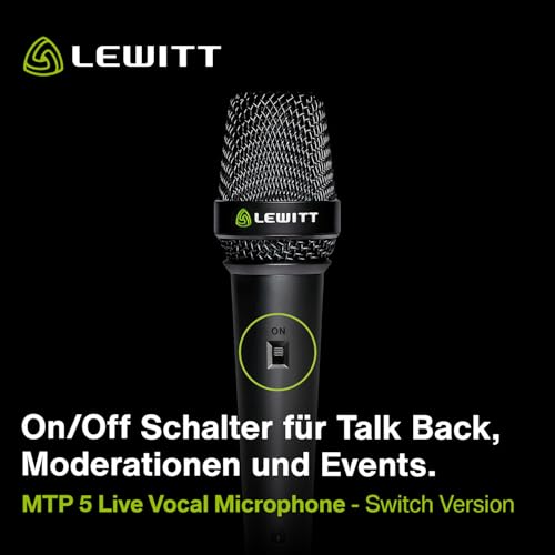 Image of Lewitt Audio MTP 5S Handheld Cardioid Dynamic Mic