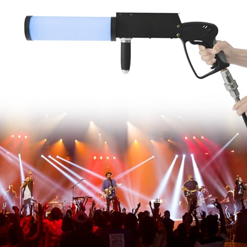 Máquina de humo portátil CO2 con luces RGB para DJ miniatura 2