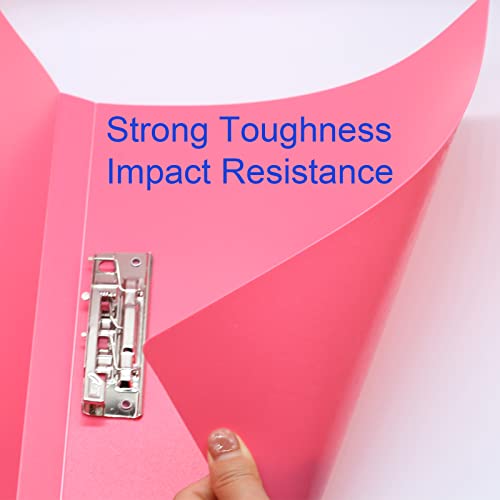 Punchless Binder Plastic Letter Size Single Strong Clip File Folder 8.5 X 11 Inch Portfolio Clipboard Padfolio With Clipboard Folder Dazzling Multicolored Spring Clamp Binder 5 Pack #TOP3