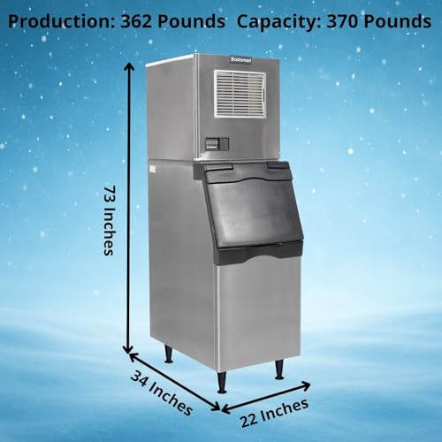 Fabricadora de hielo Scotsman Prodigy Elite Medium Cube 22" miniatura 3
