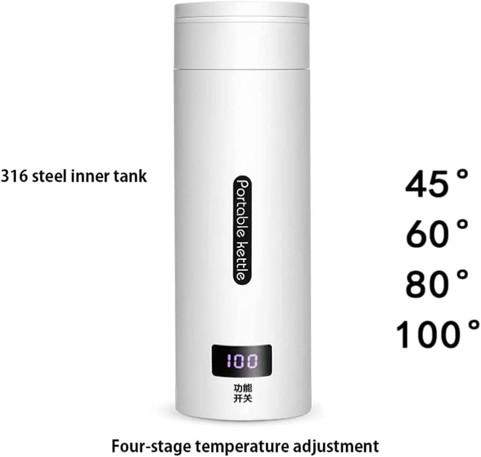 Tetera eléctrica OLOTU 500 ml acero inoxidable miniatura 3
