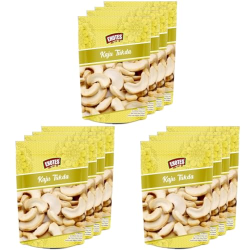 Image of Exotes Kaju Tukda (Cashew Broken) 1000 Grams (250gm X 4) | High Protein Cashew Kernels for Energy, Fiber and Immunity | Delicious Crunchy Nutritious Small Size Cashew Nuts | Tasty Chota Tukda Kaju for Kheer, Halwa and Biryani