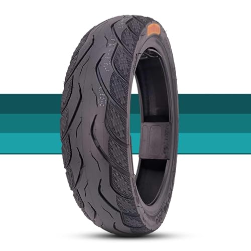 80/70-10 Schlauchloser Motorradreifen 4P.R. 27P for Vorder und Hinterachse | Rutschfest Verschleißfest | Optimale Haftung bei Nässe | Maximale Tragfähigkeit 91,5 kg