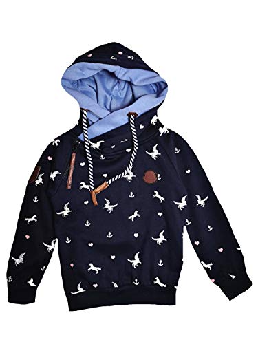 Preisvergleich Produktbild SQUARED & CUBED Kapuzenpullover Pegasos Pferd blau (122)