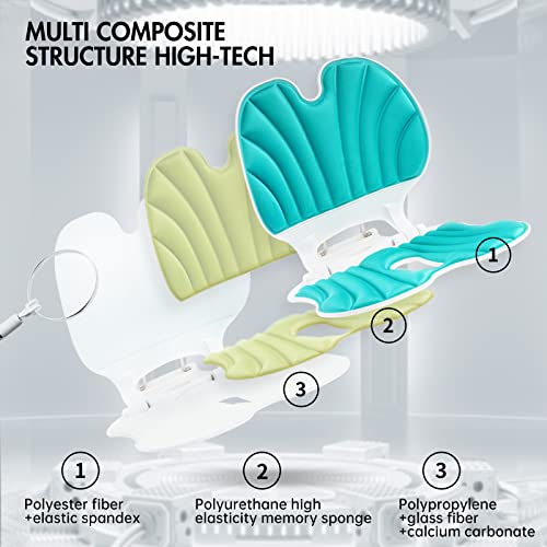 Mieta Ergonomic Chair Back Support,Lumbar Support For Good Posture Correction And Back Pain Relief, Floor Chair Adjustable Chair Foldable Seating Perfect For Office Chair, And Work From Home. #TOP3