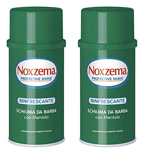 Shaving NOXZEMA SHAVING GEL FOAM MENTHOL VITAMIN E 300ML PACK OF TWO