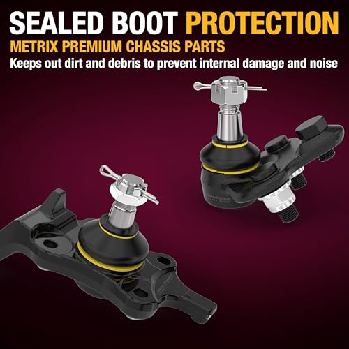 Metrix Premium Chassis Parts - Front Left & Right Lower Ball Joint Kit Fits 2013-2018 Lexus ES300h, 2007-2018 ES350, 07-17 Toyota Camry, 05-18 Avalon, Replacement K500044, K500043, Made in Europe by METRIX PREMIUM CHASSIS PARTS - Image 4