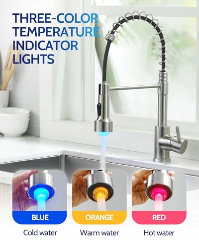 Smart Faucet Water Temperature Display