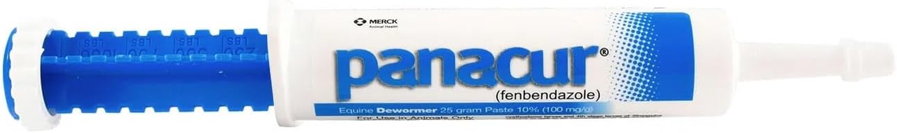(3 Pack) PANACUR Dewormer Horse Paste 10%, 100mg Each