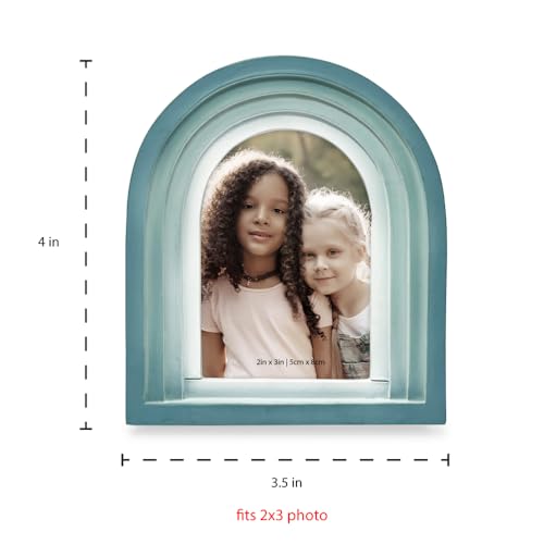 Cadre photo vertical résine petit format déco murale et table dégradé