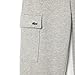 Lacoste Boy's Cargo Sweatpants, Silver Grey Chine, 2Yr