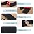 Flexible Baseboard Molding Trim, 4 Inch x 60 Feet Vinyl Wall Base with Wider Self-Adhesive Peel and Stick Cove Base, Rubber Wall Base Moulding Trim, Black