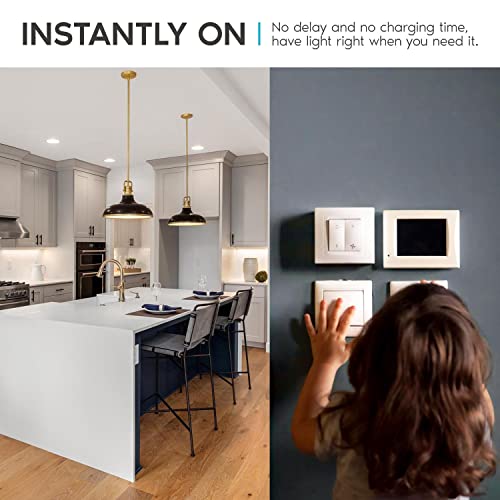 Luxrite LR21424-48 A19 Led Bulb 60W Equivalent, 3500K Natural White, 800 Lumens, Dimmable Standard Led Light Bulbs 9W, Enclosed Fixture Rated thumb #1