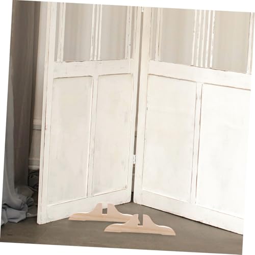 Paravent qui tombe ? Solution avec ce support de base robuste pour cloison intérieure x2