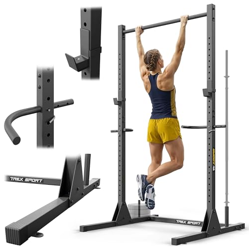 TREX SPORT Power Tower Dip Station freistehend Kraftturm bis 300kg TX-100PR