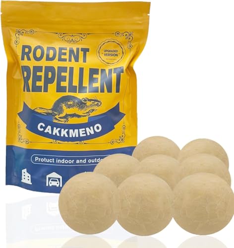 Rodent Repellent 8 Pack, Mouse Repellent Rat Repellent Peppermint Oil, Mice Away Repellant for Outdoor/Indoor/House/Car/Boat/RV/Garage. Better Than Ultrasonic, Mice Repellent.