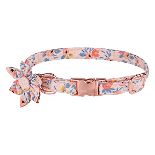TOYMIS Collare Cane Fiore da Ragazza, Collari per
