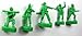 Retro Toy Soldiers 'Army Men' Military Push Pins, Thumbtacks (set of 5) - by NuOp Design