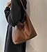 Slouchy Hobo Bags for Women Retro PU Leather Tote Crossbody Bag Soft Large Capacity 2pcs Shoulder Purses Handbags 2025