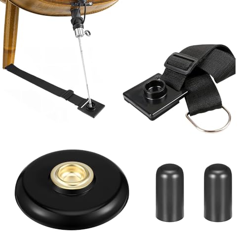 4-Piece Black Cello Endpin Non-Slip Floor Protectors