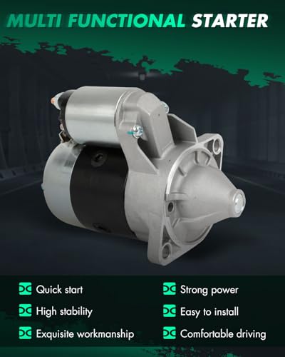 Image of SCITOO Starter Motor fit for Komatsu FG108 1980-1999 All H20PNE3 for Nissan Gas,for Nissan AEH 1975-1976 All H20 Engine,for Nissan AH 1975-1976 All H20 Engine Replacement Starter 16794,18060