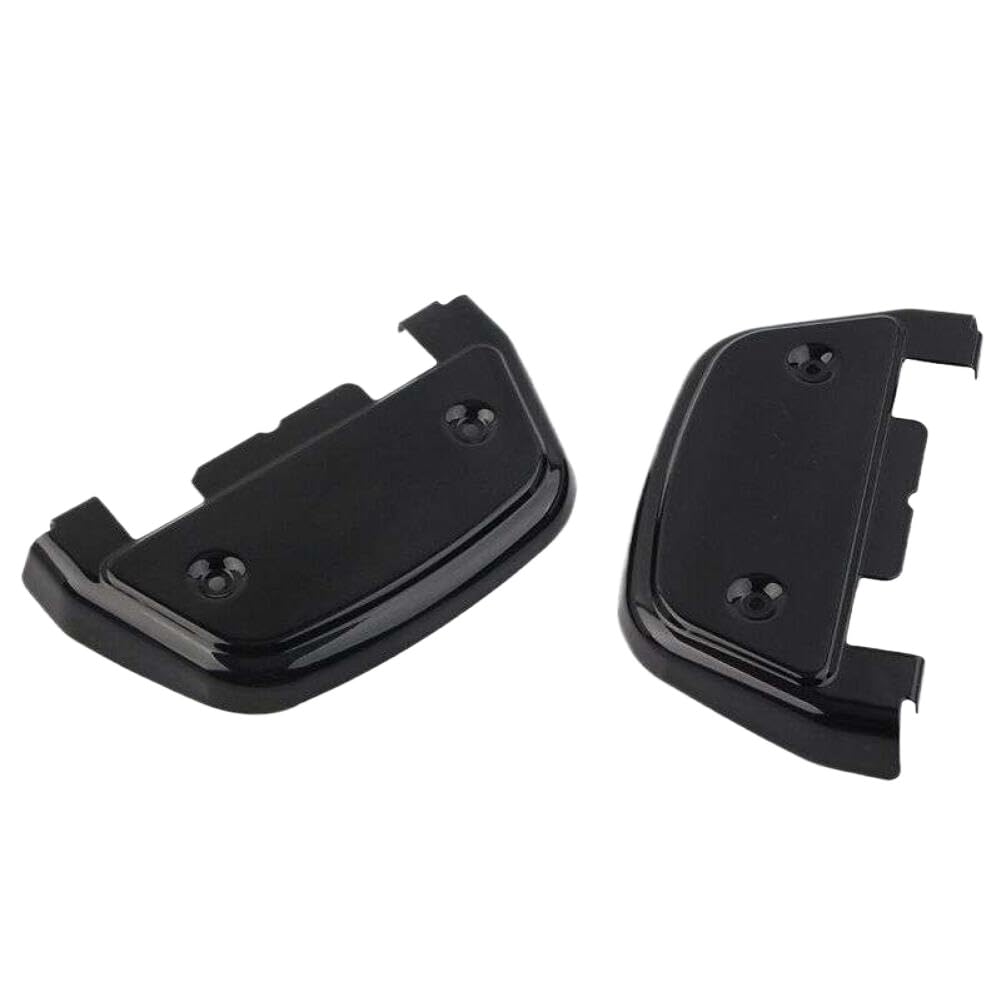 Cubiertas para estribo de pasajero de motocicleta, compatibles con Electra Street Road Ultra Softail, tapa de pie en forma de D