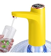 BIMVER Water Dispenser for 5 Gallon Bottle, 600ml Quantitative Water Pump,2 Colors Power Light,Po...