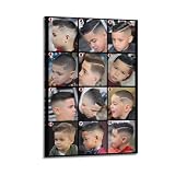 Barber Shop Wanddekor-Poster für Kinder, Haarschnitte und Mode, Herren-Haarschnitte und Friseure, Poster, dekorative Malerei, Leinwand, Wandposter und Kunstdruck, moderne