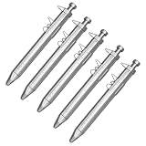 Vernier Caliper Vernier Caliper Pen Black Gel Ink 1.0mm Ballpoint Multifunction Measuring Ruler 5PCS