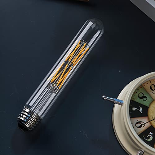 Leools T10 Led Bulbs,12W Dimmable Tubular Led Bulb,100 Watt Equivalent Edison Style Vintage Led Filament Light Bulb, E26 Long Tube Bulb,2700K Soft Warm White,7.3In(185Mm),3-Pack. #TOP7