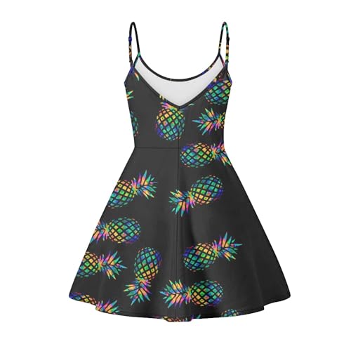 Image of Coloranimal Women's Summer Sleeveless Casual Swing Dresses with Loose Fit Beach Sundress