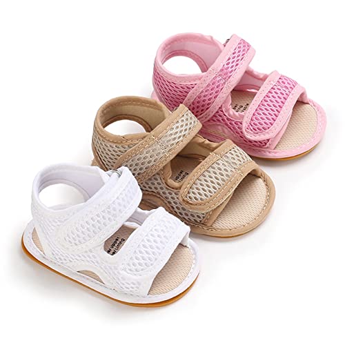 Baby Shoes Fashion Soft Toddler Shoes Breathable Hollow Baby Sandals Boys Flip Flops Size 22