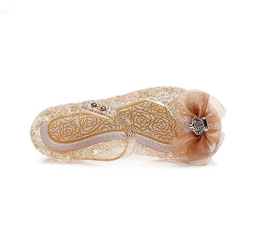 Girls Princess Jelly Sandals Girls Soft Crystal Plastic Sandals Cosplay Jelly Shoes For Kids Toddler Mary Janes #TOP3