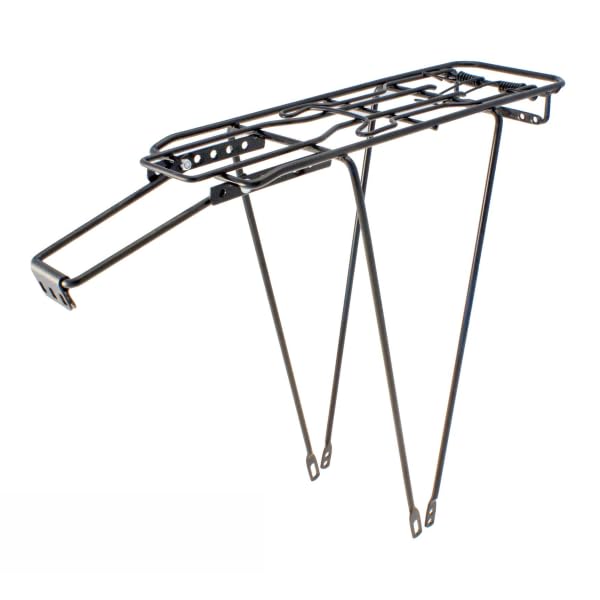 Generico PORTAPACCHI POSTERIORE PER BICI CITY BIKE ACCIAIO CLASSIC 26'-28' - NERO + CATADRIOTTO