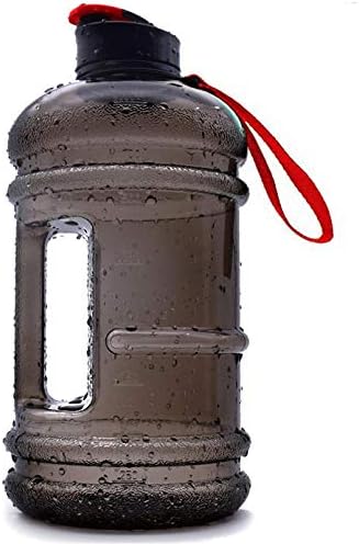 MOONICE 2.2L 75oz Half Gallon Water Jug Big Gym Sports Bottle Men Large Plastic Reusable Container with Handle Strap Ecofriendly Leakproof Wide Mouth Drinking Fitness Outdoor