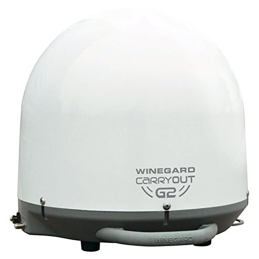 Winegard GM-2000 White Carryout G2 Automatic Portable Satellite TV Antenna
