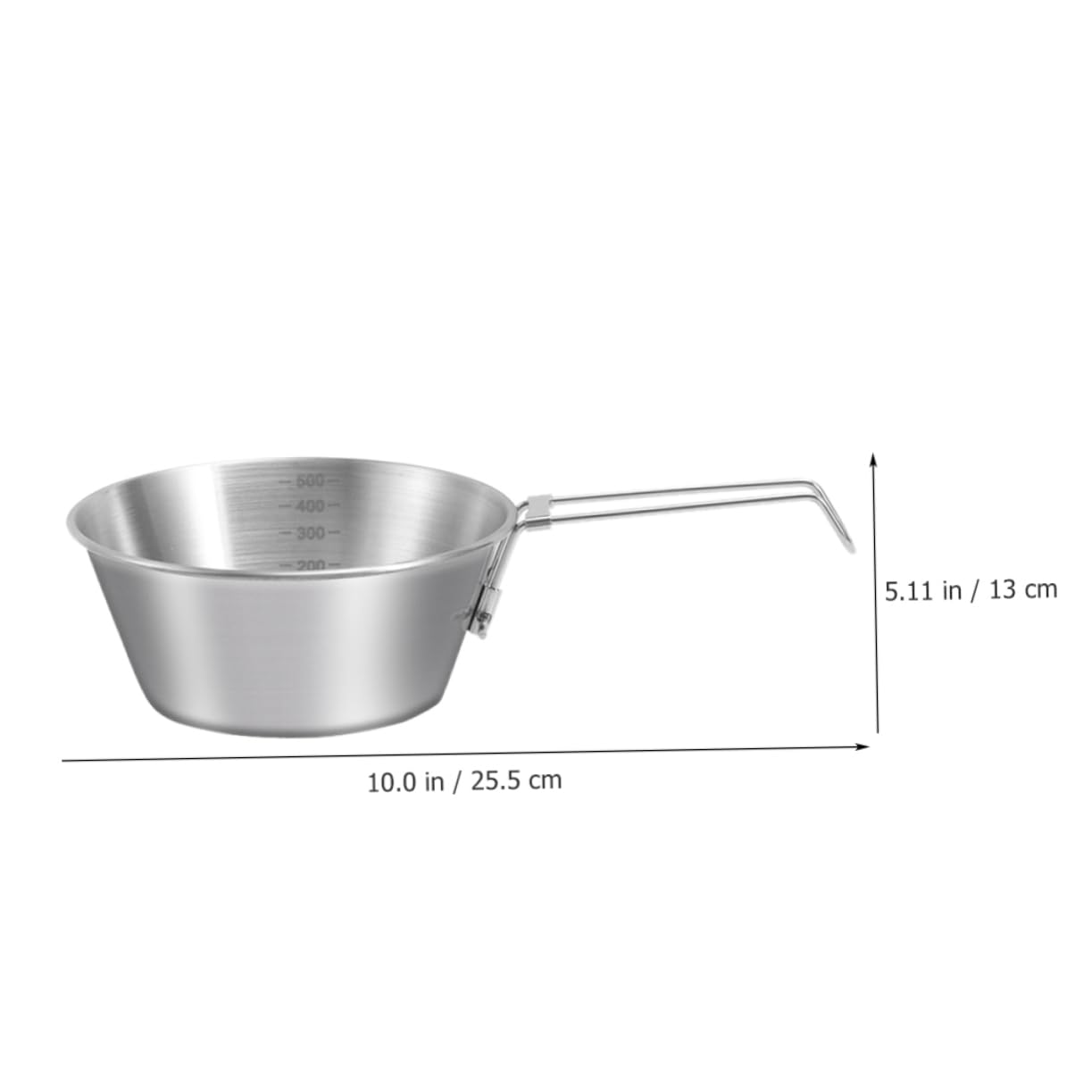 Toddmomy 2 Ensembles Bol Pliant En Acier Inoxydable Randonnée Compact Pliable De Plein Air Plats De Camping Portable Couverts De Table Bol Rond En Acier Inoxydable 3 Pièces * 2