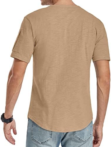 KUYIGO Men's Athletic Shirts Hipster Hip Hop Crewneck T-Shirt with Zip Pocket 6 KUYIGO Men's Athletic Shirts Hipster Hip Hop Crewneck T-Shirt with Zip Pocket
