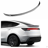 ABS Spoiler for Tesla Model Y Juniper 2026, Glossy Carbon Fiber Look Trunk Wing，2025-2026 Tesla Model Y Juniper Accessories (Glossy Carbon Fiber Surface)