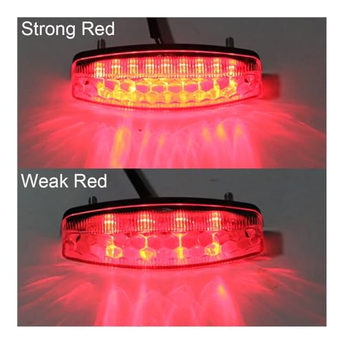 Feux arrière de moto à LED 12V avec clignotant intégré pour quad et VTT - 3