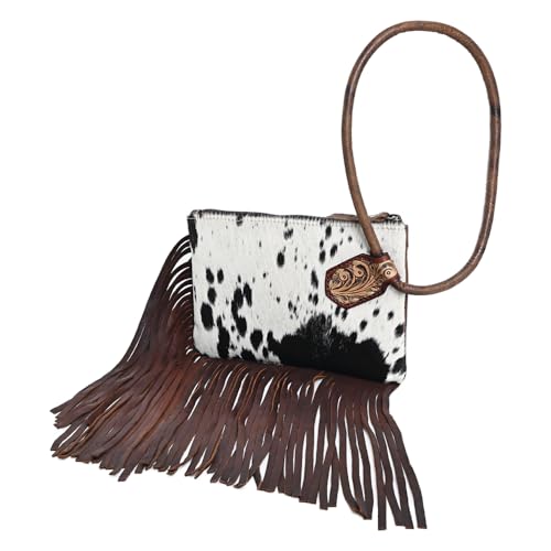 American Darling Wristlet Hair on Genuine Leather Western Women Bag | Handbag Purse | Women Wristlet | Wristlet Wristlet | Travel Wristlet | Leather Wristlet | Clutch Wristlet