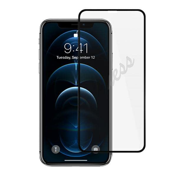 Guess Tempered Glass GUSPP12LSLTR iPhone 12 Pro Max 6.7 Inch Vintage Magic Logo, Clear, black - Image 4