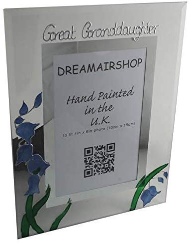 Dreamair Blue Great Granddaughter Photo Frame Portrait (Bluebell)
