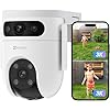 COCOCAM Telecamera di Sorveglianza 2K WiFi 2.4GHz Esterna Telecamera Solare con Rilevamento Umano AI Visione Notturna a Colori Audio Bidirezionale | Leroy Merlin